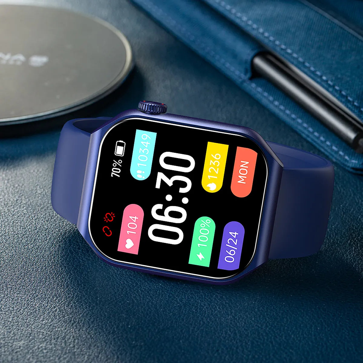 BulkBridge 2025 LA39 BT Call Smart Watch for Men - 1.85" AMOLED Screen, Custom Dial, Compatible with IOS & Android