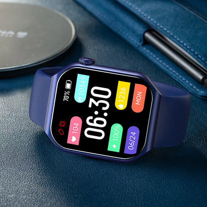 BulkBridge 2025 LA39 BT Call Smart Watch for Men - 1.85" AMOLED Screen, Custom Dial, Compatible with IOS & Android